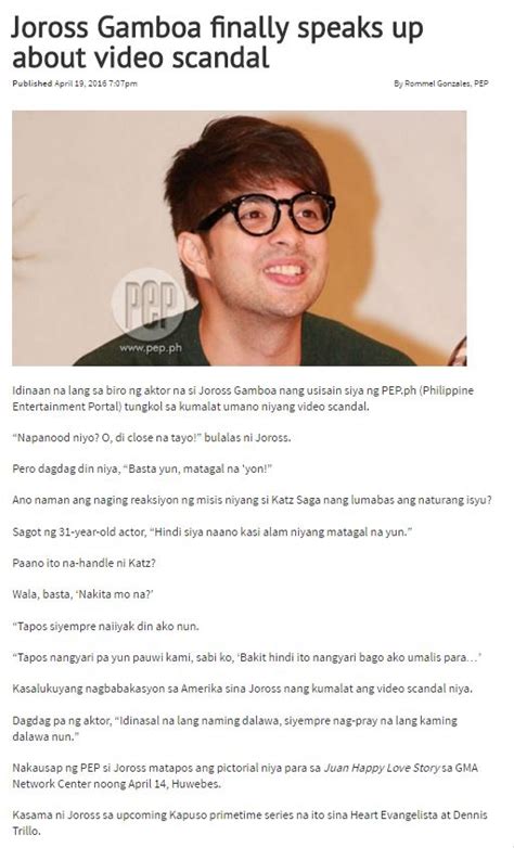 joross gamboa scandal|Joross Gamboa Scandal: What Really Happened.